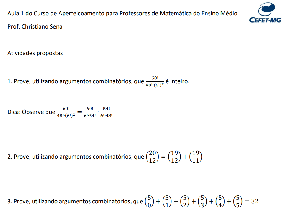 Aula 1 – 28 de abril – GTMAT